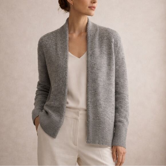 Eileen Fisher Alpaca Cardigan Sweater – Size Medium